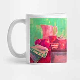 Still Life Painting "Snacks and Tea" V2.0 Mug